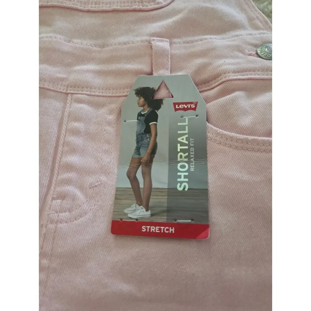 Pink Levis Shortall Stetch size 6 Regular NWT